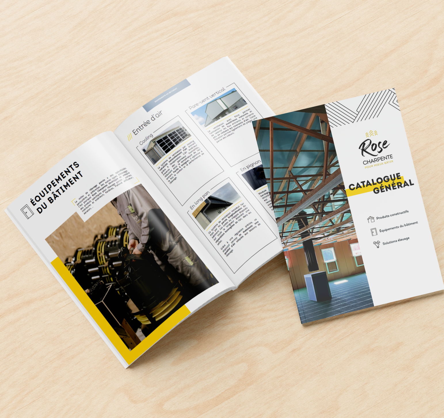 Catalogue produits B2B Rose Charpente