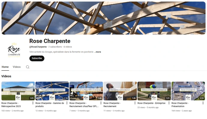 Page youtube